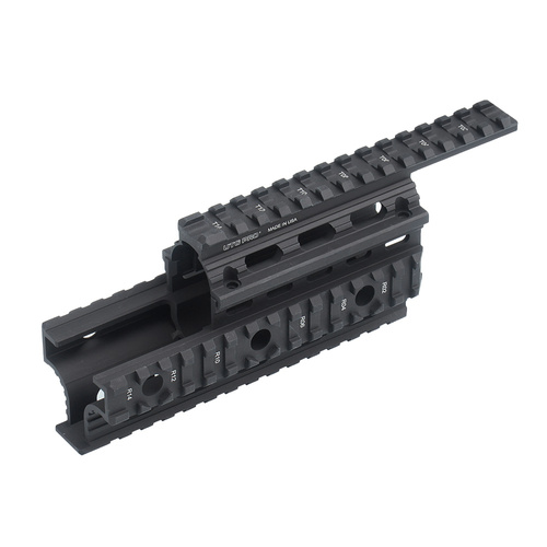 UTG - AK47 Handguard with Picatinny Rails - Aluminum - Black - MTU009
