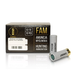 FAM Pionki - Shotgun Ammunition Rubber Bullet 12/70 - 10 pieces