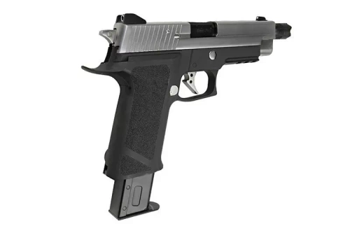 WE - ASG Pistol Replica P-Virus - Green Gas - Black/Silver - WET-02-006748