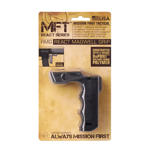 MFT - React Magwell Grip - Picatinny - Black - RMG-BL