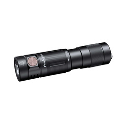 Fenix - Rechargeable LED Keychain Flashlight E09R - 600 lumens - Black - 039-485