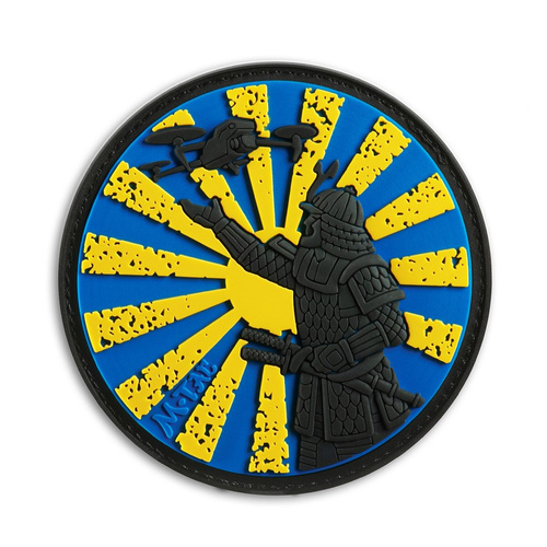 M-Tac - Way of the Samurai Patch - 3D PVC - Yellow/Blue - 51338301