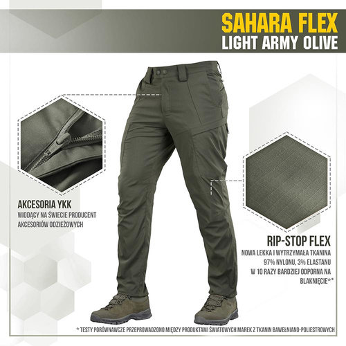 M-Tac - Tactical Pants Sahara Flex Lite - Army Olive - 20064062