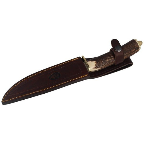Muela - Hunting Knife with Deer Stag 160mm - TEJON-16