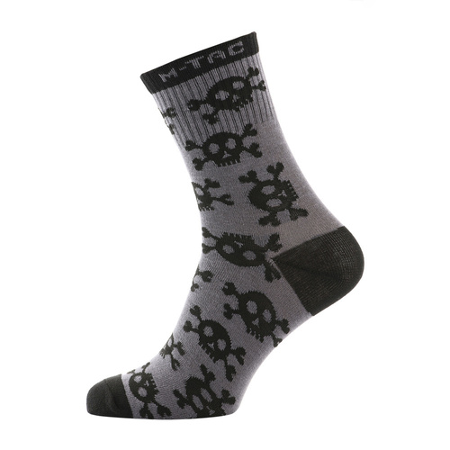 M-Tac - Mk.3 Summer Socks - Pirate Skull - Dark Grey - 30903912 