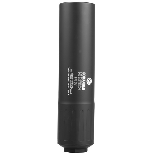 Gomander - Hunter 8.0 DT Hunting Rifle Silencer - Slide On - M14x1 - Black