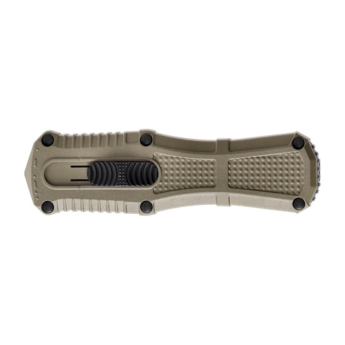 Benchmade - Folding Knife OTF 3375GY-1 Mini Claymore - CPM-D2 - Ranger Green - 3375GY-1