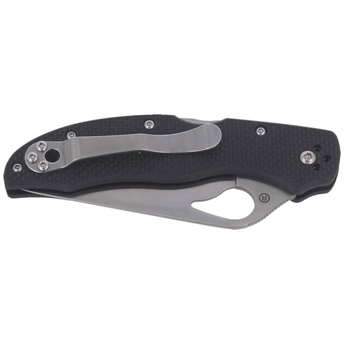 Spyderco - Folding Knife Byrd Harrier 2 - EDC - Plain Edge - G-10 - Black - BY01GP2