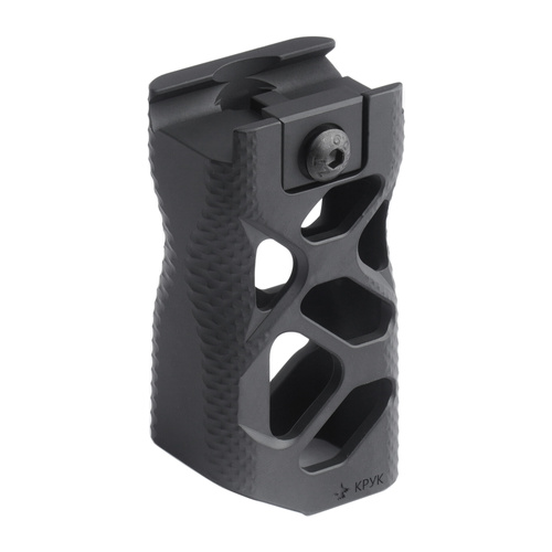 Kruk - Front Grip for Picatinny Rail - Aluminum - Cerakote - Black - CRC 9048P-BLK