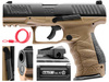 Umarex - Walther PPQ M2 T4E RAM Defense Training Pistol cal .43 - FDE - 2.4762