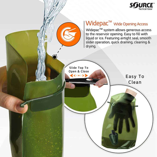 Source - Hydration Reservoir WLPS Low Profile - 3L - Olive - 4504490503