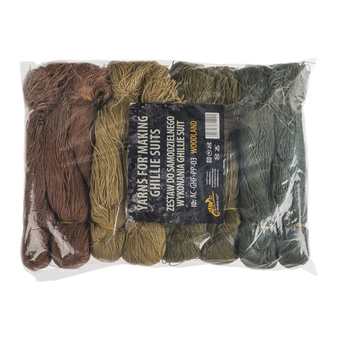 Helikon - Camouflage Ghillie Fiber Yarns - US Woodland - AC-GHF-PP-03