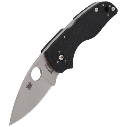 Spyderco - Lil' Native® G-10 Black Mid Back Lock Knife - C230MBGP