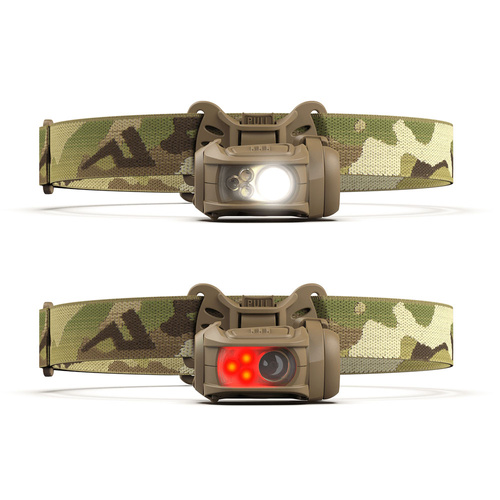 Princeton Tec - Headlamp REMIX PRO MPLS - RD - TAN / MultiCam - RMX300PRO-NOD-RD-MC