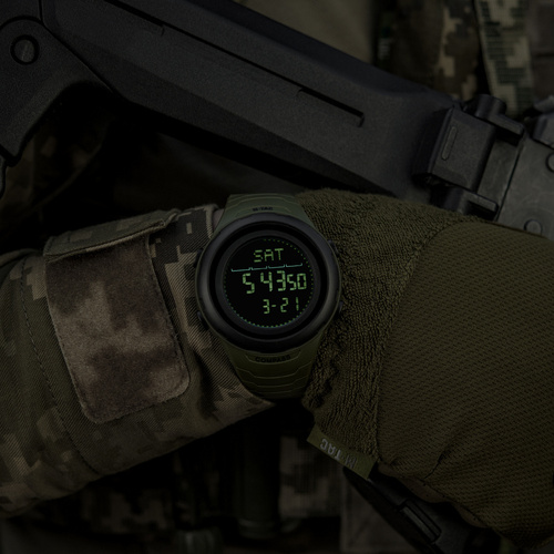 M-Tac - Tactical Watch 2166 - LED - 5 ATM - Green - 50008001