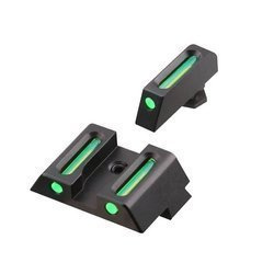 GunPany - Fiber Sights Combo for Glock - Long Version - Green - SCIS-05