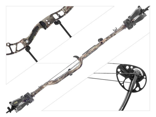 Poe Lang - Compound Bow Ek Assasin Exterminator - Right Handed - 15-70lb - 30" - CO-035F
