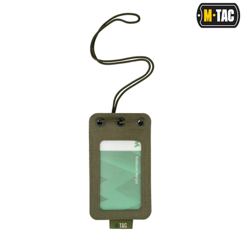 M-Tac - Badge Holder with Transparent Panel - Ranger Green - 10131023
