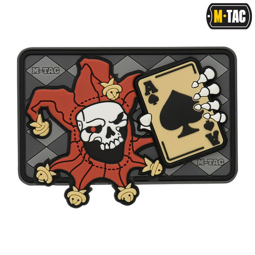 M-Tac - Morale Patch - Joker Skull 3D PVC - Black - 51120000
