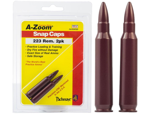 - A-Zoom Aluminum Snap Cap - Cal. .223 - 2 pcs - Black - 12222