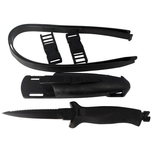 MAC Coltellerie - Aquatys 11 2, Black Diving Knife 120mm - 010BLK