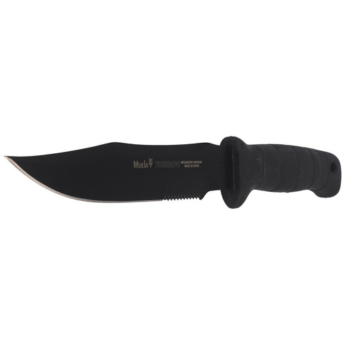 Muela - Tactical Rubber Handle 180mm Knife - TORNADO-18N