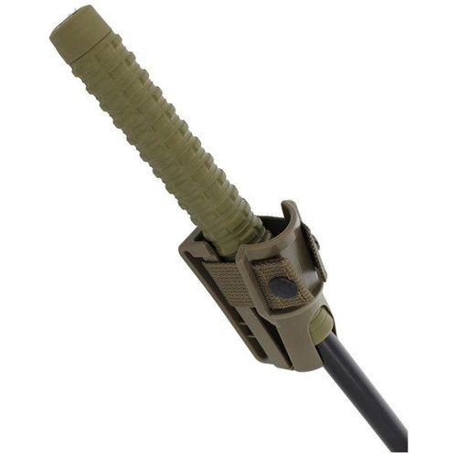 ESP - Hardened expandable baton with holder - 21''- Extra Grip handle - Army Green / Black - EXB-21H-GR-BK BH-54