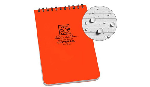 Rite in the Rain - All-Weather Notebook - 4 x 6" - OR46 - Blaze Orange