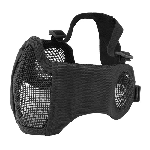Strike Systems - Stalker mesh mask with ear protection - Black - 19216