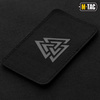 M-Tac - Laser cut Valknut horizontal patch - Black / Gray - 51164211