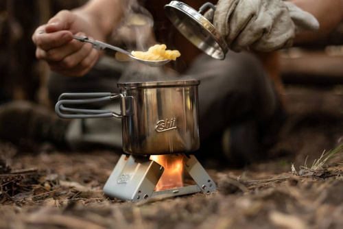 Esbit - Tourist Pot with Lid - Stainless Steel - 625 ml - PT625ST