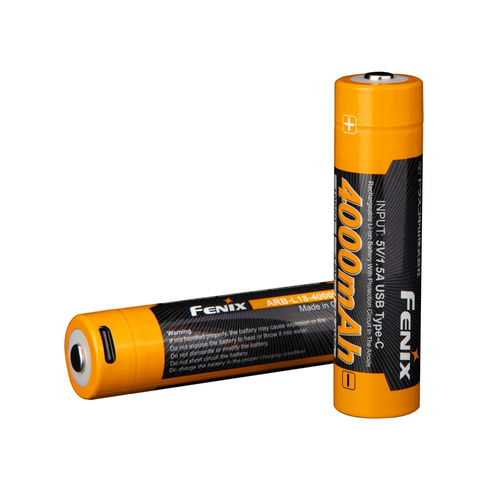 Fenix - Rechargeable Battery ARB-L18U USB - 4000 mAh - 3.6V - ARB-L18U-4000U