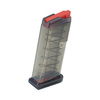 ETS - Polymer Magazine for Glock 43 - 9x19 mm - 7 rounds - Carbon Smoke Series - SMK-GLK-43