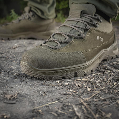 M-Tac - Patrol R Tactical Sneakers - Leather - Olive - 30203901