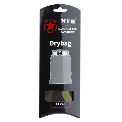 MFH - Waterproof Bag Drybag - 1 L - Rip-Stop - M95 CZ Camo - 30510J 	