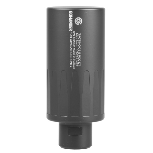 Gomander - Tactinox PCC DT 9S gun suppressor - 9 mm - 1/2-28 UNEF 49 mm thread - Black.