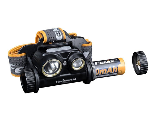 Fenix - Rechargeable LED headlamp flashlight - 1400 lumens - Black - HM65R