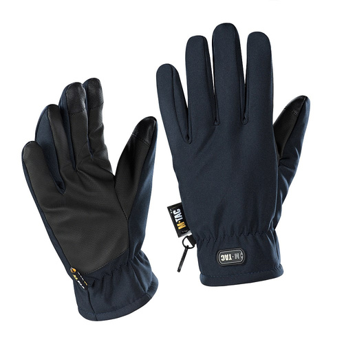 M-Tac - Soft Shell Thinsulate Tactical Gloves - Dark Navy Blue - 90308015