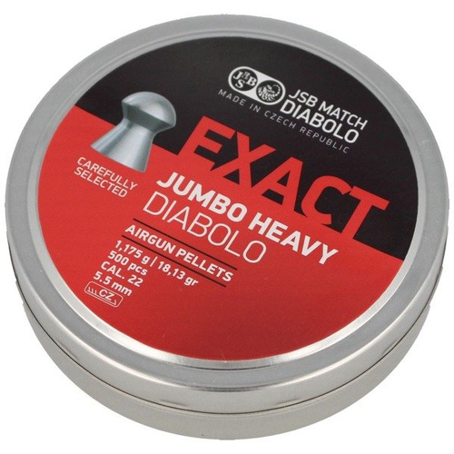 JSB - Exact Jumbo Heavy Pellets - 5.52 mm - 500 pcs - 546287-500