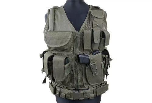 GFC Tactical - Tactical Vest Plate Carrier KAM-39 - Olive - GFT-18-001854