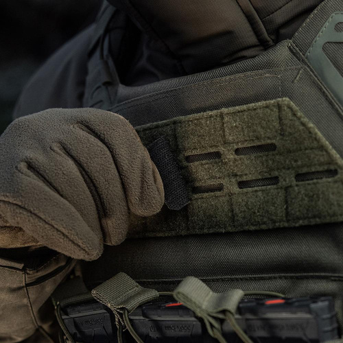 M-Tac - Laser cut Valknut square patch - Black / Ranger Green - 51162232