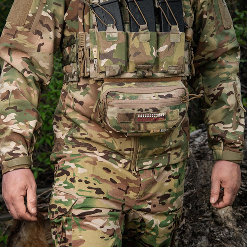 M-Tac - Polish Flag Patch - Fluorescent - Pixels - Laser Cut - Red / MultiCam / White - 51005108