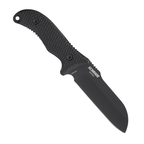 Schrade - Bedrock Sheepsfoot Fixed Blade Knife - Black - 1182514
