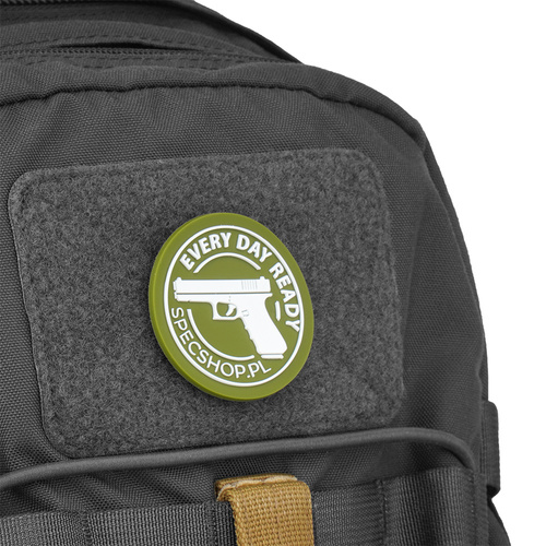 SpecShop.pl - Tactical Patch with Velcro - Round - Green - 50x50 mm