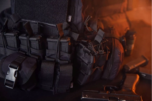 Primal Gear - Triple Magazine Pouch Open Koga - Aspen 500D - AK/AR - Olive - PRI-19-031791