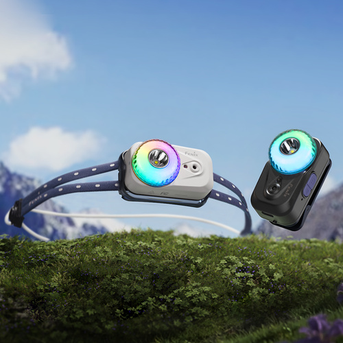 Fenix - Head Flashlight HL17R with 1000 mAh Battery - 500 lm - Black - HL17R black