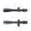 Vector Optics - Rifle Scope Veyron 6-24x44 - Illuminated Dot - 30 mm - First Focal Plane - SCFF-37