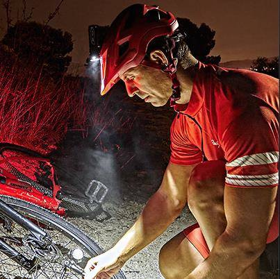 Fenix - Bicycle LED Flashlight with 2600 mAh Reachargeable Battery - 1200 lm - BC21R V3.0