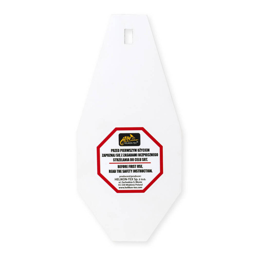 Helikon - SRT Mini ALPHA Target® Plate - Hardox 600 - White - RT-TMA-H6-20