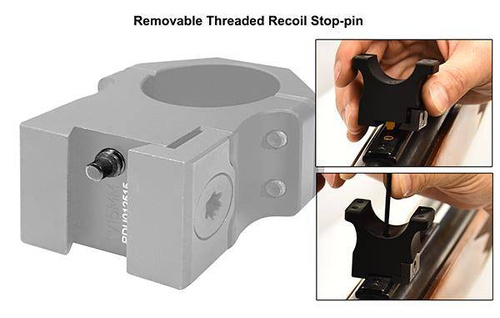 Leapers - UTG POI 30/11 Two-Piece Mount - 30 mm - Low - Black - RDU013010